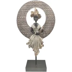 Signes Grimalt  Statuetten und Figuren Afrikanische Verzierung  in Grau, Einheitsgrösse