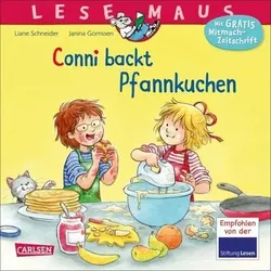 CARLSEN 9783551089519 LESEMAUS 123: Conni backt Pfannkuchen