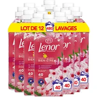 Lenor Weichspüler - Kirschblüte - 12 x 40 Wäschen - Vorteilspackung