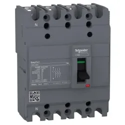 Schneider Electric EZC100H4063 Leistungsschalter Easypact EZC100H, TMD, 63A, 4p/3d