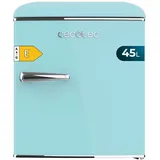 Cecotec Bolero Coolmarket TT Origin Retro-Kühlschrank (45 l, 550 mm hoch, Blau)