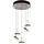 trio select Guano 2-flg. 40,00 cm Metall Silber