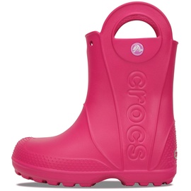 Crocs Handle It Rain Boot K, Unisex-Kinder Gummistiefel, Pink (Candy 6x0), 23/24 EU