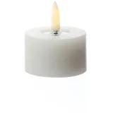 uYuni LED Mini Kerze/Teelicht Thea Uyuni Timer bis 400 Std. H: 2,8cm weiß