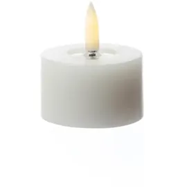 uYuni LED Mini Kerze/Teelicht Thea Uyuni Timer bis 400 Std. H: 2,8cm weiß