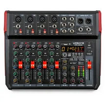 Vonyx VM-KG08 8 Kanäle Bluetooth, DSP, USB-Audio-Interface, etc.