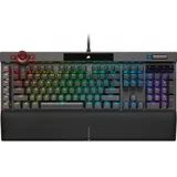 Corsair K100 RGB, Kabelgebunden, USB, Mechanischer Switch, QWERTZ, RGB-LED, Schwarz