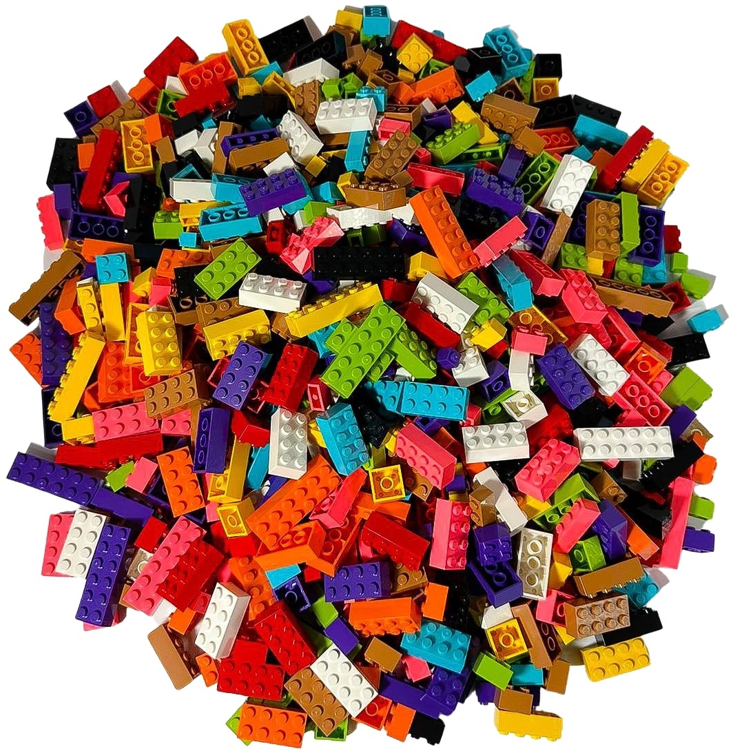 LEGO® Steine Hochsteine Bunt - Teile 200x