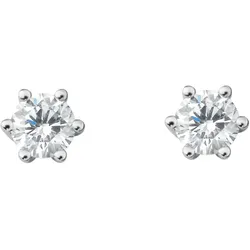 Paar Ohrhänger ONE ELEMENT "0.2 ct Diamant Brillant Ohrringe Ohrstecker", silber, Ohrringe, Damen, Damen, 0,2 ct, Weißgold 585-Gold-Diamanten, Weißgold 585, Gold, Diamanten, aus 585 Weißgold – ein stilvolles Accessoire für Damen mit Geschmack