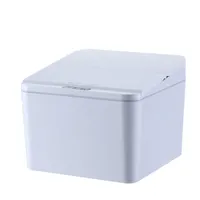 Intelligenter, Multifunktionaler Sensor-abfalleimer Für Büro Und Auto, Grau