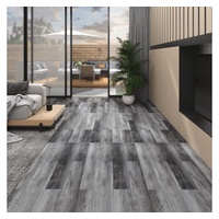 vidaXL Laminat »PVC-Laminat-Dielen 4,46 m2 3 mm Selbstklebend Glänzend Grau Vinylboden grau