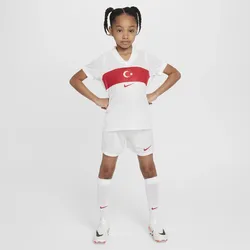 Türkei 2024/25 Stadium Home Nike Replica Fußballtrikot für jüngere Kinder - Weiß, XL