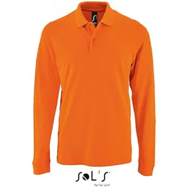 SOL ́S SOLS Herren Piqué Polo langarm 02087 orange M