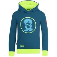 TROLLKIDS Kids Troll Sweater 110, - petrol/lime,