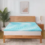 MyComfy Topper 7-Zonen Matratzen-Topper Eierschalen-Schnitt 180 x 200 cm blau