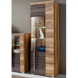 OTTO home Standvitrine Roger 55 x 35 x 160 cm Braun