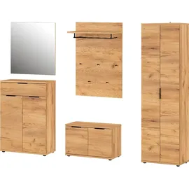 Germania GW-Fremont Garderoben-Set 5-St 0,00 x 0,00 x 0,00 braun