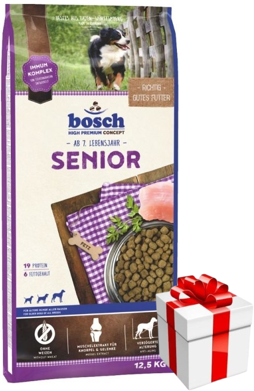 Bosch Senior 12,5kg  +Überraschung für den Hund (Rabatt für Stammkunden 3%)