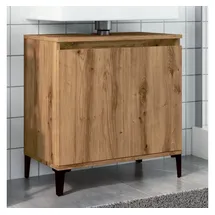 vidaXL Waschbeckenunterschrank Artisan-Eiche 58x33x60 cm Holzwerkstoff