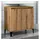 vidaXL Waschbeckenunterschrank Artisan-Eiche 58x33x60 cm Holzwerkstoff