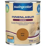 swingcolor Holzlasur Innenlasur  (Teak, 750 ml, Seidenmatt)