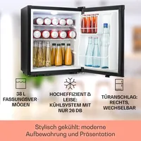 Happy Hour 38 Mini-Kühlschrank Minibar Getränkekühlschrank 38 L 26 dB