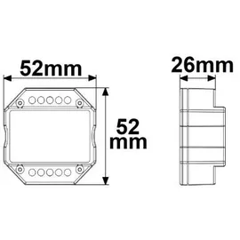 ISOLED Sys-Pro + Zigbee 3.0 Push/Funk Dimmer, 230V AC, 360 VA, Phasenan-/Abschnitt wählbar