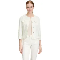 Betty Barclay Damen Jeansjacke mit 3/4 Arm 42, Rohweiß - 42