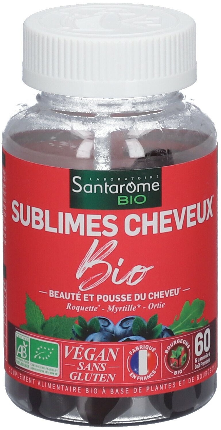 Santarome Gummies Sublimes Cheveux Bio 60 pc(s) Gummies