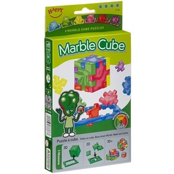 Bartl 3D-Puzzle 105324 Marble Cube, Puzzleteile, Puzzlewürfel Geduldspiel für Kinder ab 9 Jahre bunt