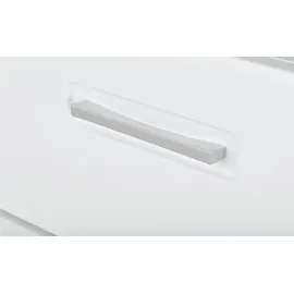 Uno Setto Lowboard 124 cm Weiß Metall/Holzwerkstoff