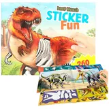 depesche dino world Dino World Stickerbuch 24 Seiten 250 Sticker
