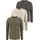 MAN'S WORLD Langarmshirt neue Farbe beige/Grün/Khaki XXL