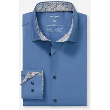 Olymp Langarmhemd Blau 45