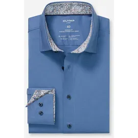 Olymp Langarmhemd Blau 45