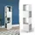 Vicco Drehregal Standregal 35,2 x 144,2 x 35,2 cm Weiß