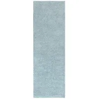 Carpet City Hochflor-Teppich, Türkis, Textil, Uni, Rechteckig, 80x300 cm