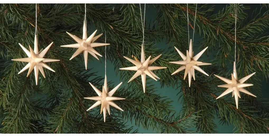 Christbaumschmuck ALBIN PREISSLER "Weihnachtsdeko, Christbaumschmuck" Weihnachtsbaumschmuck beige (natur)