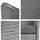 Mendler Halden 106 x 83 x 0 cm Grau