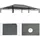 Mendler Ersatzbezug für Dach Pergola Pavillon Cadiz 5 x 3 m Grau