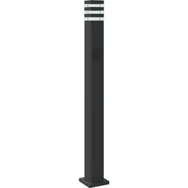 vidaXL Außenleuchte Aluminium 110 cm 3er Set schwarz