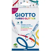 Giotto Turbo Glitter 8 St. mehrfarbig