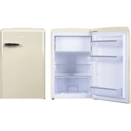 Amica KS 15615 B Retro-Kühlschrank (108 l, 860 mm hoch, Beige)