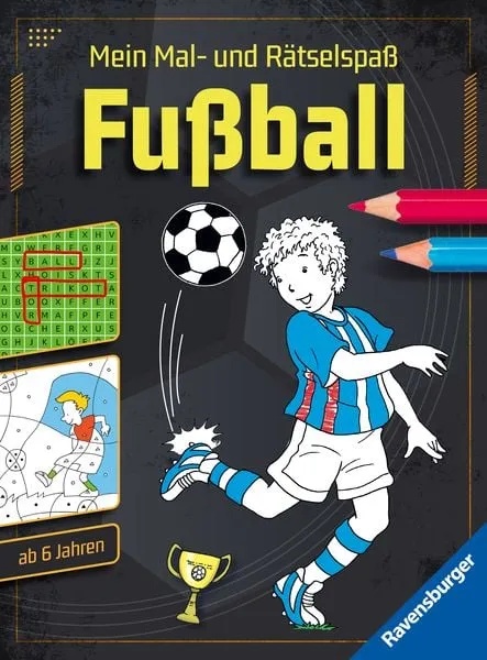 Preisvergleich Produktbild Mein Mal- und Rätselspaß: Fußball