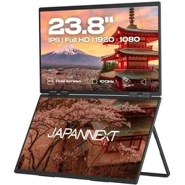 JAPANNEXT FHD Doppelmonitor 23,8"