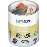 Heyda StempelSet Spirit 1,5 x 1,5 cm 16 St.