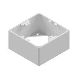 ZVK preLink fixLink Datendose weiß 80x80x42mm RAL 9010