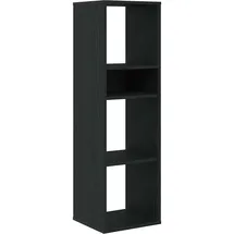 vidaXL Bücherregal 34 x 31 x 112 cm Schwarz
