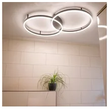 s.luce Ring LED Deckenleuchte 2-flammig