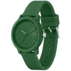 Lacoste für Herren. 2011170 Analoguhr 12.12 grün. (OSFA), Lässig, Silikon, Armbänder
